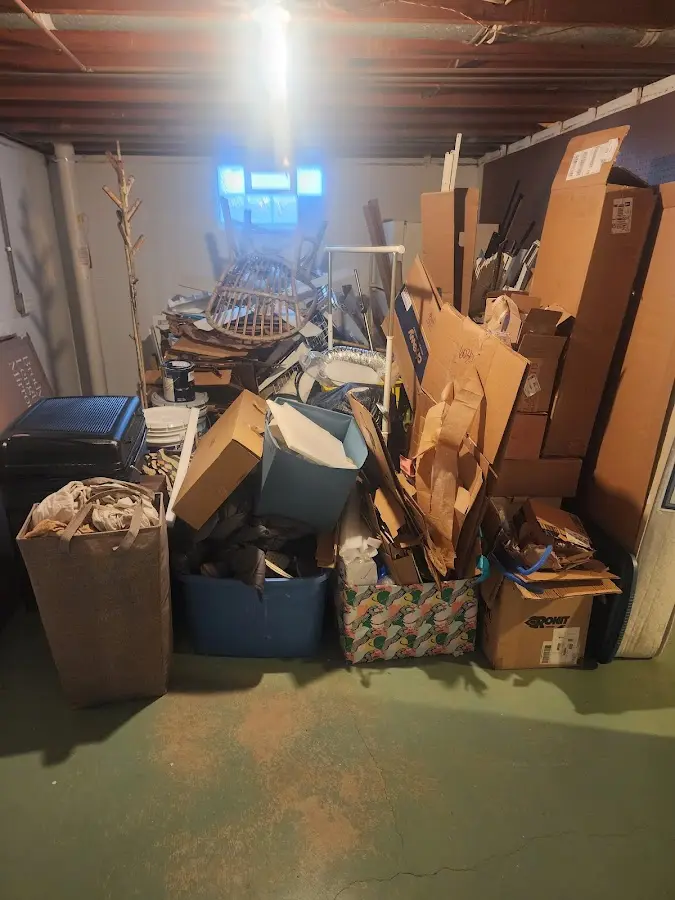 Roll-off dumpster container at job site for Yard Waste Dumpster Rental in Monterey